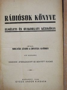 Jovitza György - Rádiósok könyve [antikvár]