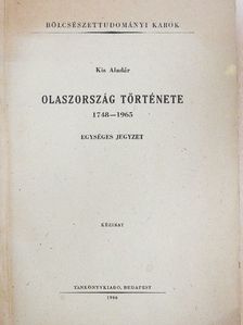 Kis Aladár - Olaszország története [antikvár]