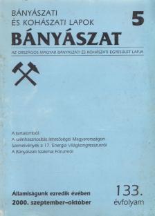 Bányászat 2000. szeptember-október [antikvár]