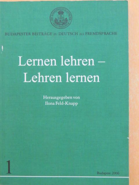 Lernen lehren - Lehren lernen [antikvár]