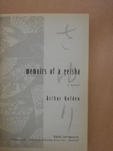 Arthur Golden - Memoirs of a geisha [antikvár]