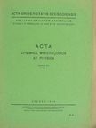 Acta Universitatis Szegediensis VII./1 [antikvár]