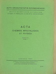 Acta Universitatis Szegediensis VII./1 [antikvár]