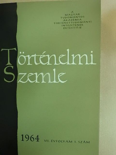 Benczédi László - Történelmi Szemle 1964/1-4. [antikvár]