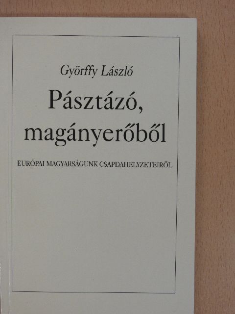 Györffy László - Pásztázó, magányerőből (dedikált példány) [antikvár]