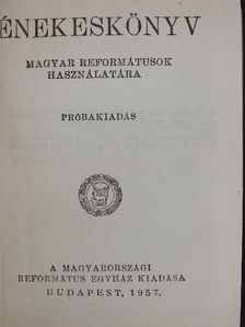 Énekeskönyv [antikvár]