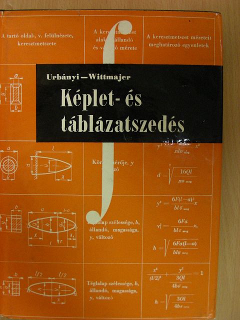 Urbányi István - Képlet- és táblázatszedés [antikvár]