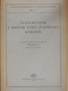 A. Kövesi Magda - Tanulmányok a magyar nyelv életrajza köréből [antikvár]