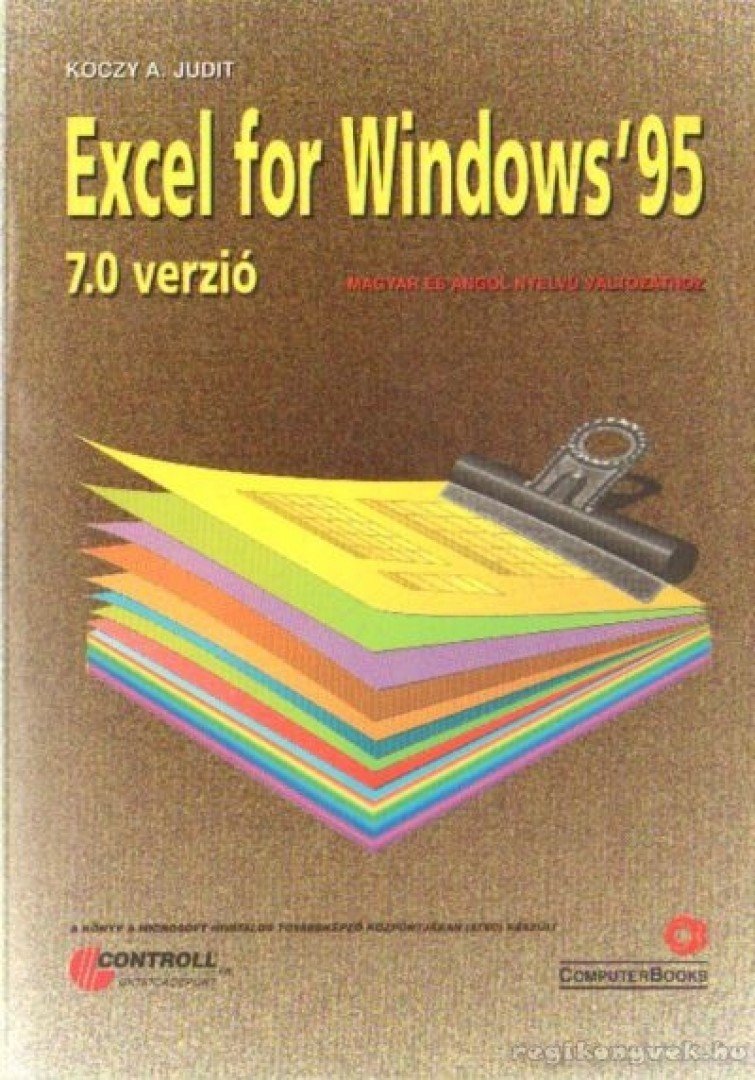 Kóczy A. Judit - Excel for Windows '95 7.0 verzió [antikvár]