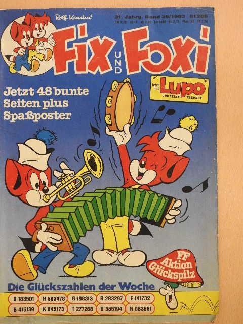 Rolf Kauka - Fix und Foxi 1983/36 [antikvár]