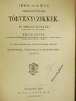 1890-dik évi országgyülési törvényczikkek [antikvár]