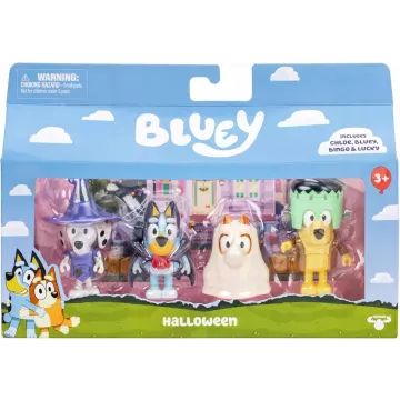 Bluey: Halloween jelmezes party szett - 4 db-os