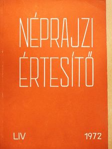 Hoffmann Tamás - Néprajzi értesítő LIV. [antikvár]