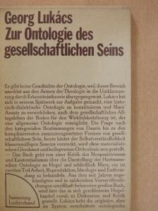 Georg Lukács - Zur Ontologie des gesellschaftlichen Seins [antikvár]