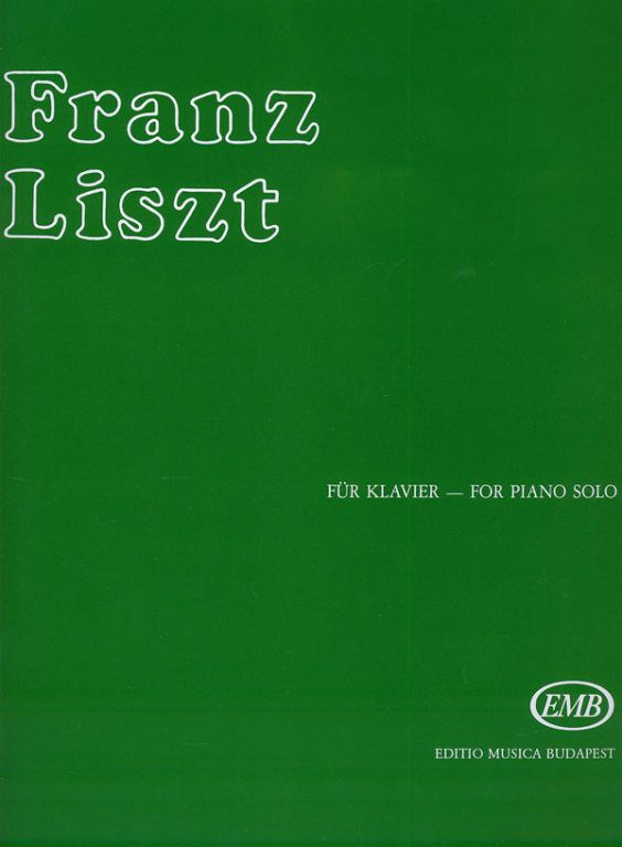 LISZT - RECUEILLEMENT FÜR KLAVIER,SERIE I/12.