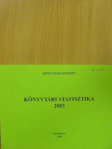 Könyvtári statisztika 2003 [antikvár]