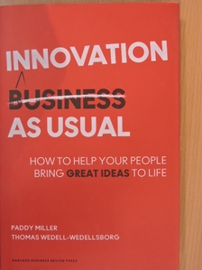 Paddy Miller - Innovation Business as Usual [antikvár]