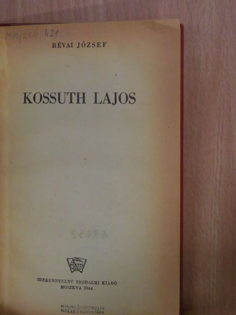 Révai József - Kossuth Lajos [antikvár]