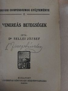 Dr. Sellei József - Venereás betegségek [antikvár]