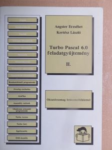 Angster Erzsébet - Turbo Pascal 6.0 feladatgyűjtemény II. [antikvár]