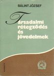 BÁLINT JÓZSEF - Társadalmi rétegződés és jövedelmek [antikvár]