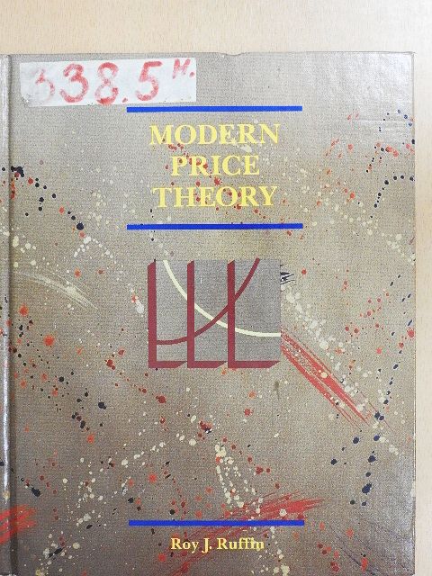 Modern Price Theory [antikvár]