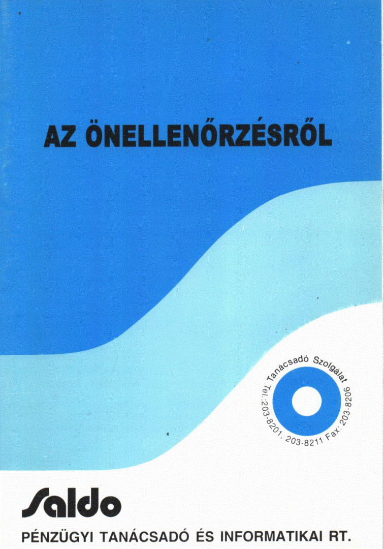 Nagy Emil - Az Önellenőrzésről [antikvár]