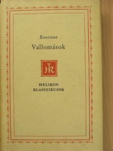 Jean-Jacques Rousseau - Vallomások [antikvár]