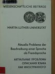 I. A. Sternin - Aktuelle Probleme der Beschreibung einer Sprache als Fremdsprache [antikvár]