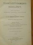 Természettudományi Közlöny 1906. január-december/Pótfüzetek a Természettudományi Közlönyhöz 1906. január-december [antikvár]