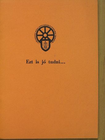 Ezt is jó tudni... [antikvár]
