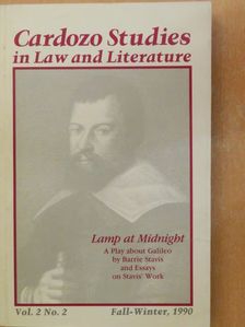 B. A. Smirnov - Cardozo Studies in Law and Literature Fall-Winter, 1990 [antikvár]