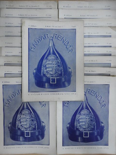 Dorning Henrik - Magyar Rendőr 1937. (nem teljes évfolyam) [antikvár]