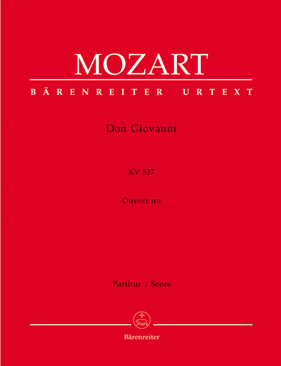 MOZART, W,A, - DON GIOVANNI KV 527 OUVERTURE PARTITUR URTEXT (W.PLATH/W.REHM)
