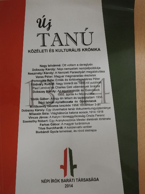 Bibó István - Új Tanú 2014/13-14. [antikvár]