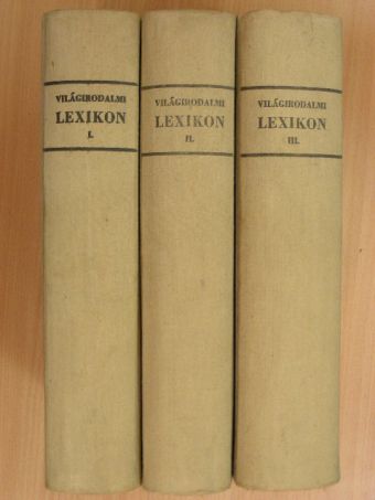 Dr. Antal Géza - Világirodalmi Lexikon I-III. [antikvár]