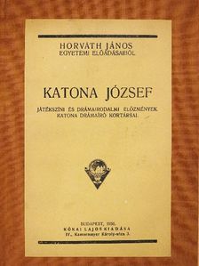 Horváth János - Katona József [antikvár]