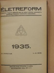 Dr. Arnold Antolik - Életreform 1935. január 19.-december 18. [antikvár]