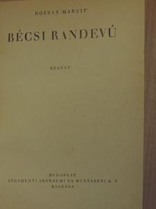 Bozzay Margit - Bécsi randevú [antikvár]