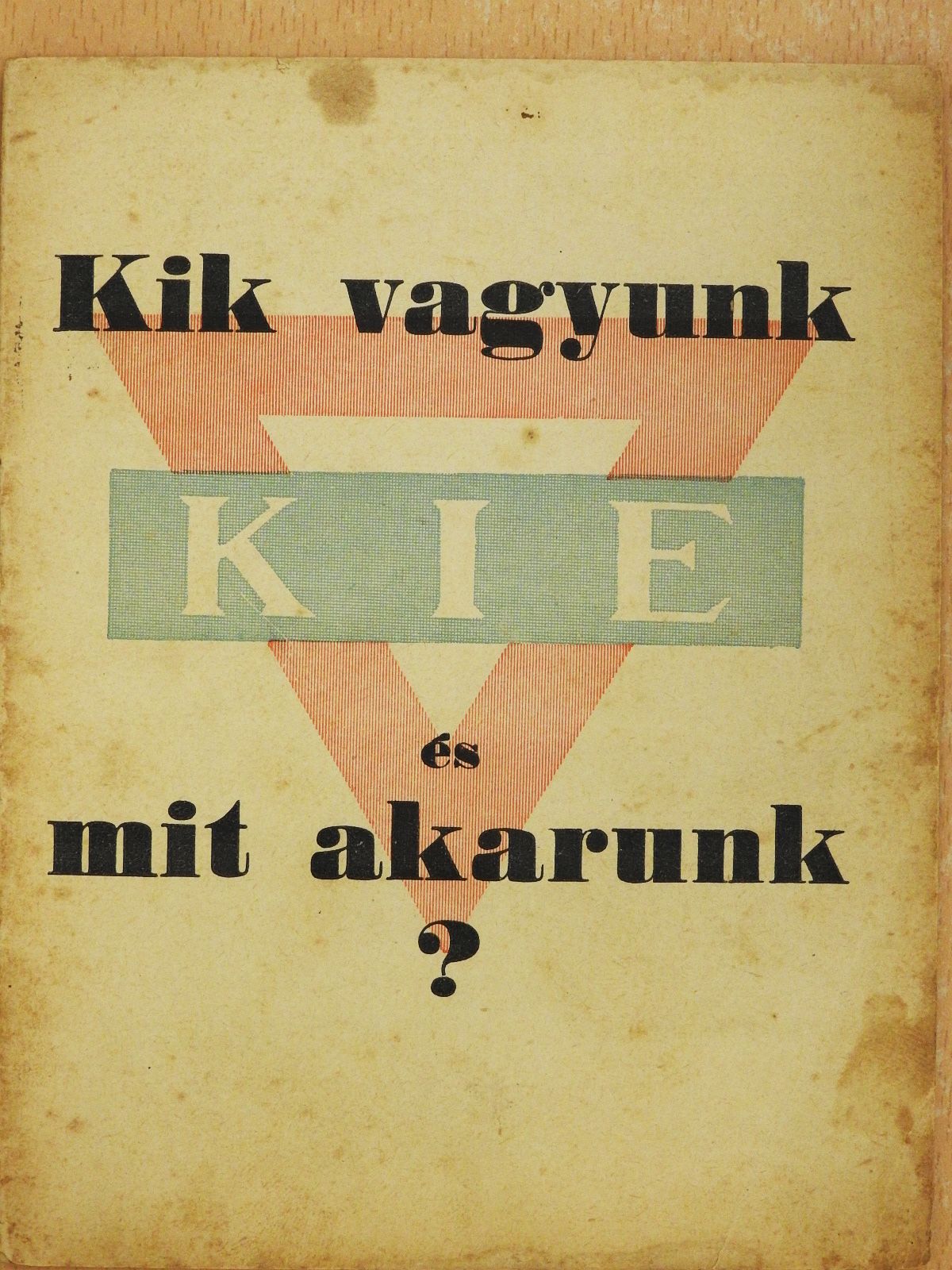 Karácsony Sándor - Kik vagyunk és mit akarunk? [antikvár]
