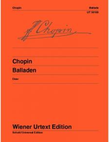 Chopin - BALLADEN FÜR KLAVIER WIENER URTEXT EDITION (EKIER)