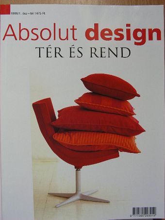 Pintér Tibor - Absolut Design - Tér és Rend 1999/1. ősz-tél [antikvár]