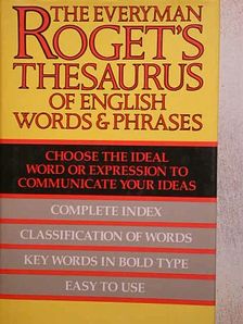 Roget's Thesaurus of English Words and Phrases [antikvár]