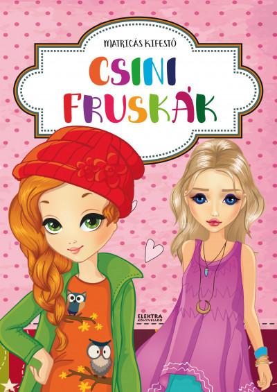Csini fruskák - Matricás kifestő