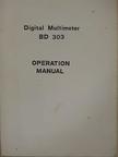 Digital Multimeter BD 303 [antikvár]