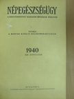 Dr. Hertelendy Jenő - Népegészségügy 1940. január-december/Zöldkereszt 1940. október-november [antikvár]