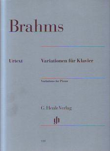 BRAHMS... - VARIATIONEN FÜR KLAVIER URTEXT (McCORKLE / GERLACH/KANN / HERTTRICH / KRAUS)