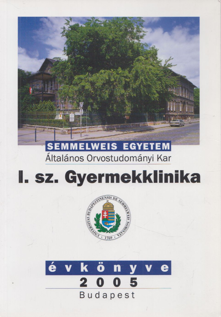 Dr. Tulassay Tivadar, Dr. Cserháti Endre (szerk.) - I. Sz. Gyermekklinika évkönyve 2005 [antikvár]
