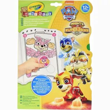 Crayola: Mancs őrjárat színező és matricázó füzet