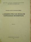 Krammer Jenő - A modern nyelv és irodalom tanításának módszertana [antikvár]